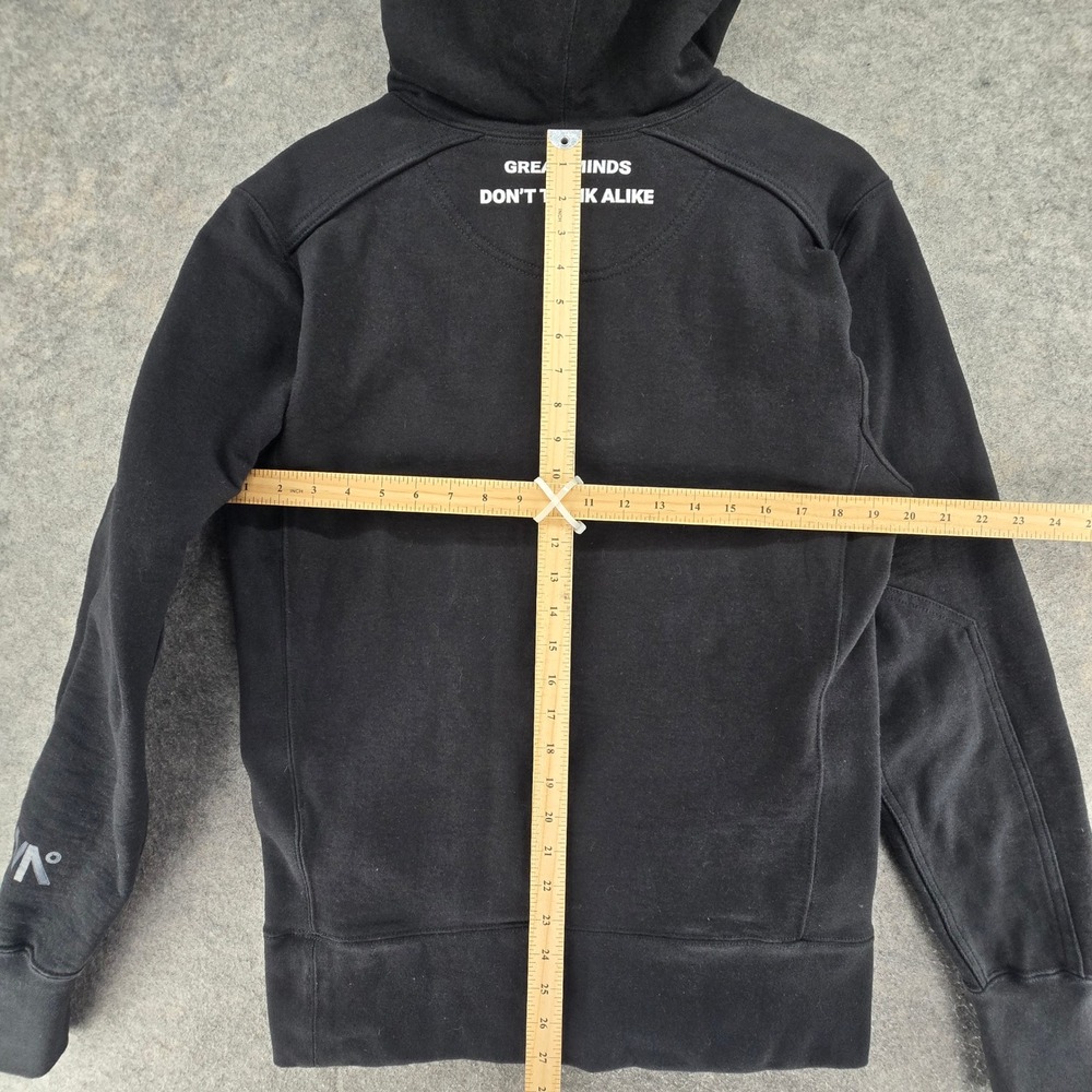 American Giant Hoodie Mens Small Black Cotton Pullover Heavyweight Made in USA - Picture 4 of 14